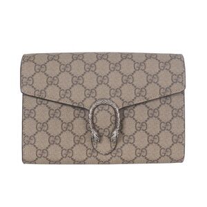 Gucci Dionysus Small Brown Canvas and Leather Shoulder Crossbody Bag